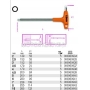 BETA Klucz trzpieniowy ktowy z rkojeci model 96T, Rozmiar (mm): 2, Dugo L (mm): 139, Dugo L1 (mm): 52