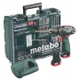 METABO Metabo Akumulatorowa wiertarka udarowa PowerMaxx SB Basic z wyposaeniem, 10,8 V